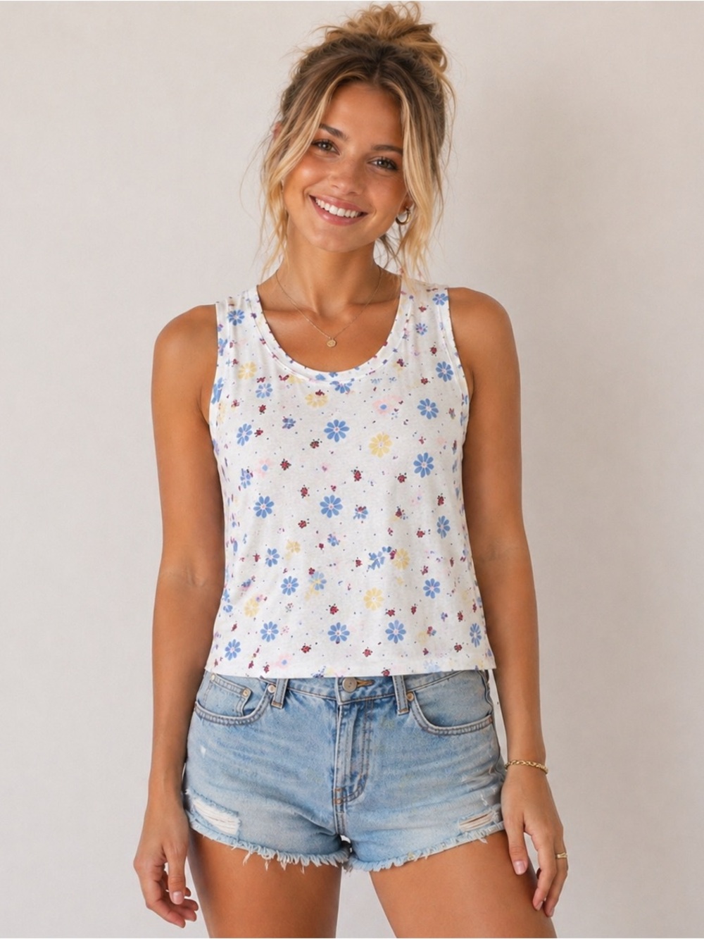 ✨ Vintage Cutie Tank – Whimsical & Retro Vibes ✨